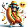 Dancing Hot Dog