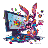 Crazy Easter Bunny