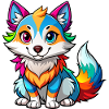 Bunter Babywolf