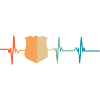 Heartbeat Police Badge