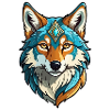 Wolf fantasy illustration