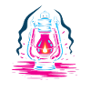 Oil Lamp Retro Look