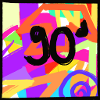Retro style 90s design