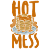 Pancake Lover Kids Hot Mess