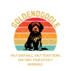 Goldendoodle Retro Sunset