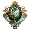 Fantastique montre Marine Steampunk avec sirène
