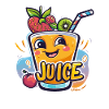 Chibi Kawaii Funny Fruit Juice