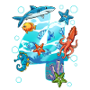 4th Birthday Sea Creatures
