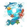 9th Birthday Sea Creatures