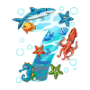7th Birthday Sea Creatures