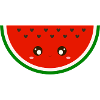 pastèque kawaii
