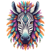 Zebra Mandala Dream Catcher Design