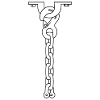tie necklace WHITE