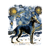 Galgo Espanol Starry Night