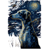 Galgo Espanol Starry Night