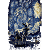 Vache Nuit étoilée