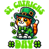 St. Patrick's Day Cat