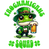 Grenouille de la Saint-Patrick