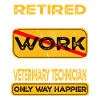 Retirement veterinary technician only happier