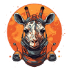 Astronaut Giraffe