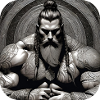 Proud Viking Warrior Germanic