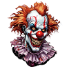 Zombie Clown Illustration