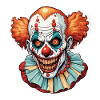 Zombie Clown Illustration