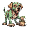 Zombie Dog Illustration