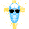 skull mit brille