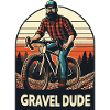 Gravel Dude Mountain Biker Design