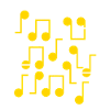 Music Notes Retro Style Pattern