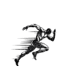 Bahnläufer Sprinter Sprint 100m Sprinter