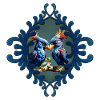 Fantasy birds in love