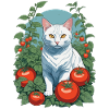 Garden Cat Cute Pet Love