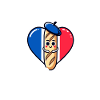 Love Peace Baguette France