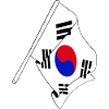 Flagge von Südkorea