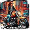 Motorcycle Logo/Bike/Two-Wheeler/Vehicle/Motors