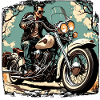Motorcycle Logo/Bike/Two-Wheeler/Vehicle/Motors