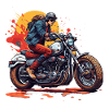 Motorcycle Logo/Bike/Two-Wheeler/Vehicle/Motors