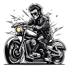 Motorcycle Logo/Bike/Two-Wheeler/Vehicle/Motors