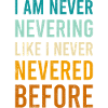 Funny Never Novelty Comedy Sarcasm Black Letter