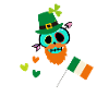 shamrock,shamrocks,ire,skull