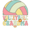 Groovy volleyball player