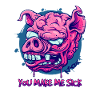 The Sick Zombie Brain Pig