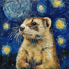 ferret, Van Gogh, gift