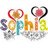 Personalized Sophia Name