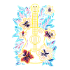 Hawaii Music Retro Look