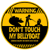 Bellyboat-Warnung