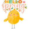 Humorous Spring Dream with Chicken