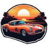 Oldtimer Sonnenuntergang
